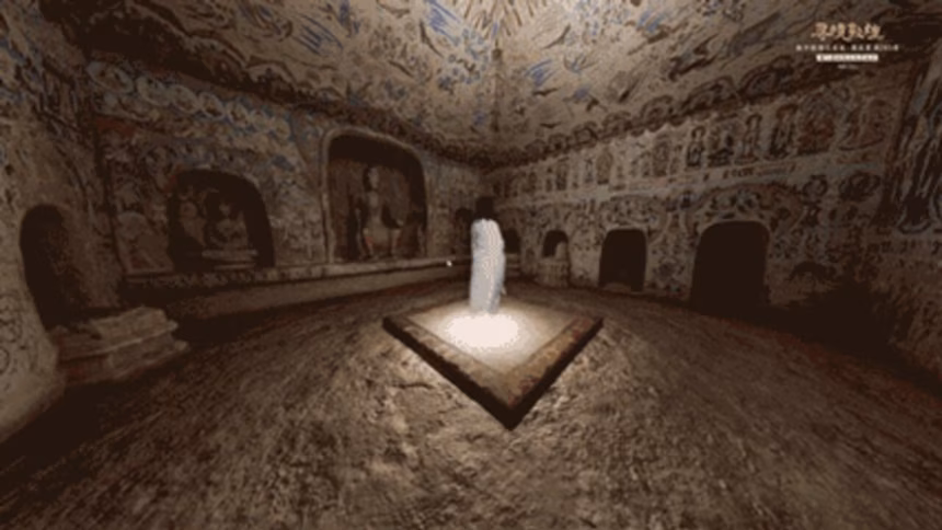 Virtual reality opens the Mogao Caves while helping protect their art